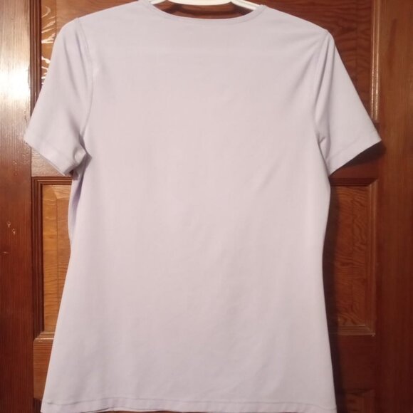Nike Dri-Fit Athletic T-Shirt Size M Violet - Picture 4 of 4
